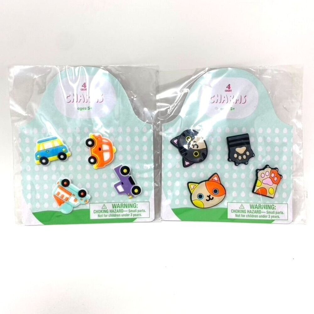 Target 4ct Easter Basket Clip On Charms for Kids Cats Cars